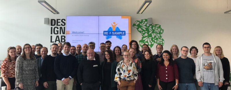 Group picture of the RE-SAMPLE Consortium from September 2022
