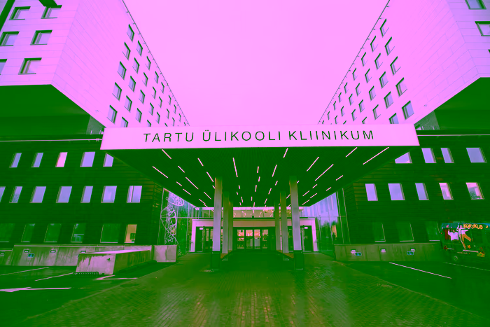 Entrance to the Tartu University Hospital